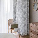 French Retro Grey Ink Cotton Linen Printing Curtain Table Cloth Cafe Home Picnic Cloth Photography Food Props