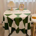 Nordic ins style table cloth, student dormitory, desk cloth, living room, table mat, tea table cloth, small and fresh 