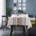 Yi man Qi Yun geometric multi color printing Bohemian living room household tablecloth printing tablecloth square table 