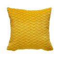 Cross border solid velvet pleated pillowcase Dutch velvet sofa cushion bedside pillow office waist support 