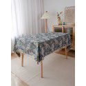 Yimanqiyun American Table Cloth Colorful Jacquard Table Cloth Double sided Pattern Thick Table Cloth Geometric Bohemian Style 