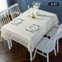 Plastic tablecloth waterproof, antifouling, oil proof, wash free tablecloth PVC table mat European rectangular tea table net red tablecloth 