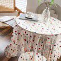 Imanqiyun tablecloth colorful embroidered flower cake photography background embroidered props cloth white tablecloth 