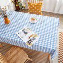 Rural farm PVC tablecloth waterproof oil proof wash free ins net red tabletop tablecloth tea table mat rectangle 