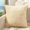 Cross border solid velvet pleated pillowcase Dutch velvet sofa cushion bedside pillow office waist support 