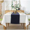 INS style minimalist white pleated cotton shooting background cloth Hotel restaurant decorative tablecloth Table cloth customization 