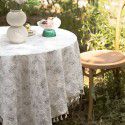 Small and Fresh Cross border Table Cloth ins Clove Flower Broken Garden Cotton Linen Table Cloth American Decorative Amazon Picnic Cloth 