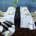 Table cloth waterproof, scald proof, oil proof, wash free PVC table mat, desk ins, student table cloth, modern simple tea table 