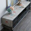 European style TV cabinet cover cloth, table cloth, rectangular tea table, living room, dust-proof cover, table cloth, table mat, shoe cabinet cloth 