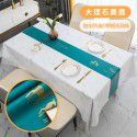 Home Nordic tablecloth waterproof, oil proof, scald proof, wash free table mat, tea table cloth ins style pvc tablecloth spot wholesale 