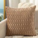 Cross border solid velvet pleated pillowcase Dutch velvet sofa cushion bedside pillow office waist support 