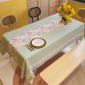 Floor stall table cloth, light and luxurious, square table cloth, rectangular tea table cloth, wind cover cloth, sold directly by manufacturers 