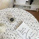 Modern simple ins style speckled ink tablecloth rectangular tablecloth round tablecloth tablecloth cover cloth table mat cloth 