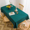 Ins Wind Nordic Fabric Solid Cotton Linen Table Cloth Thickened Waterproof Table Cloth Tea Table Cover Outdoor Mat Wholesale