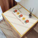 Ins wind bedside table mat waterproof, anti scalding, anti slip table mat universal cloth towel bedroom dust cover mat small and fresh 