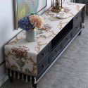 European style TV cabinet cover cloth, table cloth, rectangular tea table, living room, dust-proof cover, table cloth, table mat, shoe cabinet cloth 