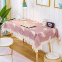 Table cloth, fresh rectangular table cloth, simple modern tea table, table cloth, pad, desk cloth, nail care table cloth 