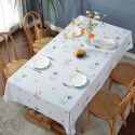 Table cloth waterproof, scald proof, oil proof, wash free PVC table mat, desk ins, student table cloth, modern simple tea table 