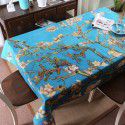 Foreign trade direct supply wholesale Van Gogh digital printing cotton linen tablecloth cloth table cloth tea table rectangular cover cloth 