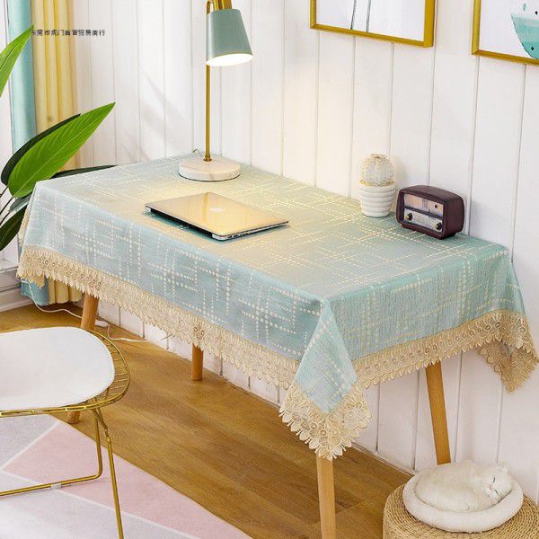 Table cloth, fresh rectangular table cloth, simple modern tea table, table cloth, pad, desk cloth, nail care table cloth 