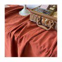 French Orange Solid Table Cloth European Vintage Food Dessert Background Table Cloth Living Room Log Tea Table Table Cover Table Cloth Pad 