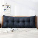 Cotton and linen headboard large cushion soft bag removable washable large backrest bed pillow tatami backrest sofa long pillow 