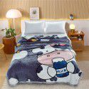 Factory blanket Raschel blanket thickened double-layer warm blanket super soft double-sided blanket gift wholesale 