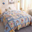 Ins Rainbow Bear~Korean Snow Flower Blanket Office Nap Leisure Sofa Blanket Air Conditioner Blanket in Summer 