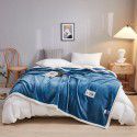 Pure color milk fluff blanket sofa cover blanket nap blanket gift blanket with exquisite gift box 