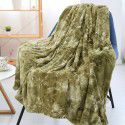 Cross border blanket PV velvet blanket Long wool crystal blanket Foreign trade shawl blanket Amazon 