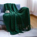 Knitted blanket, sofa blanket, cover blanket, Nordic blanket, office air conditioner blanket, bed towel, afternoon nap blanket, small blanket, diamond shaped 