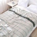 Leisure bamboo cotton sofa cover blanket towel quilt cool thousand bird grid gauze summer cool quilt air conditioning blanket summer double 