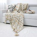 Bohemian blanket simple knitting wool nap blanket winter decoration nap blanket blanket sofa blanket 