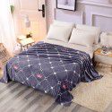 Factory price Wholesale flannel blanket coral wool bed sheet yoga cover blanket flannel gift air conditioning blanket 