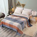 Factory price Wholesale flannel blanket coral wool bed sheet yoga cover blanket flannel gift air conditioning blanket 