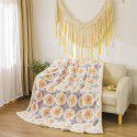 Wholesale of new 400g high gram heavy milk velvet, pineapple lattice double-sided jacquard thickened blanket, nap blanket 