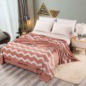 Factory price Wholesale flannel blanket coral wool bed sheet yoga cover blanket flannel gift air conditioning blanket 