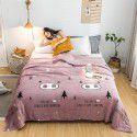 Blanket Summer Thin Farley Double Blanket Office Single Nap Blanket Bedroom Warm Sheet Gift Blanket 