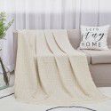 Cotton linen ins living room sofa blanket tassel blanket wearable knee blanket midnight sleeping blanket leisure decorative blanket bed tail blanket 