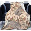 DIY blanket creative autumn and winter warm sofa cover blanket high-definition digital printing double-sided flannel air conditioning blanket 