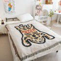 Japanese trend cartoon Humanmake sofa blanket camping blanket tiger nap leisure blanket picnic decoration 