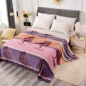 Factory price Wholesale flannel blanket coral wool bed sheet yoga cover blanket flannel gift air conditioning blanket 