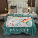 Factory blanket Raschel blanket thickened double-layer warm blanket super soft double-sided blanket gift wholesale 