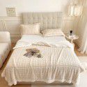 Autumn and winter thickened warm taff milk wool blanket version pure simple lamb wool blanket blanket bedding 