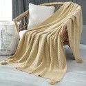 Noon nap blanket, office air conditioner, small wool sofa, blanket, tassel, knitting ball, wool yarn, casual manufacturer, direct sales 