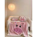 One wholesale ins small red book large version patch cloth embroidered cartoon children single and double lamb blanket 