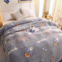 Ins Rainbow Bear~Korean Snow Flower Blanket Office Nap Leisure Sofa Blanket Air Conditioner Blanket in Summer 