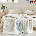 Children's blanket thickened winter cashmere quilt Children's kindergarten nap baby coral blanket 