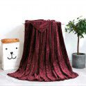 Factory price Wholesale flannel blanket coral wool bed sheet yoga cover blanket flannel gift air conditioning blanket 