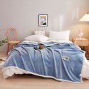 Pure color milk fluff blanket sofa cover blanket nap blanket gift blanket with exquisite gift box 